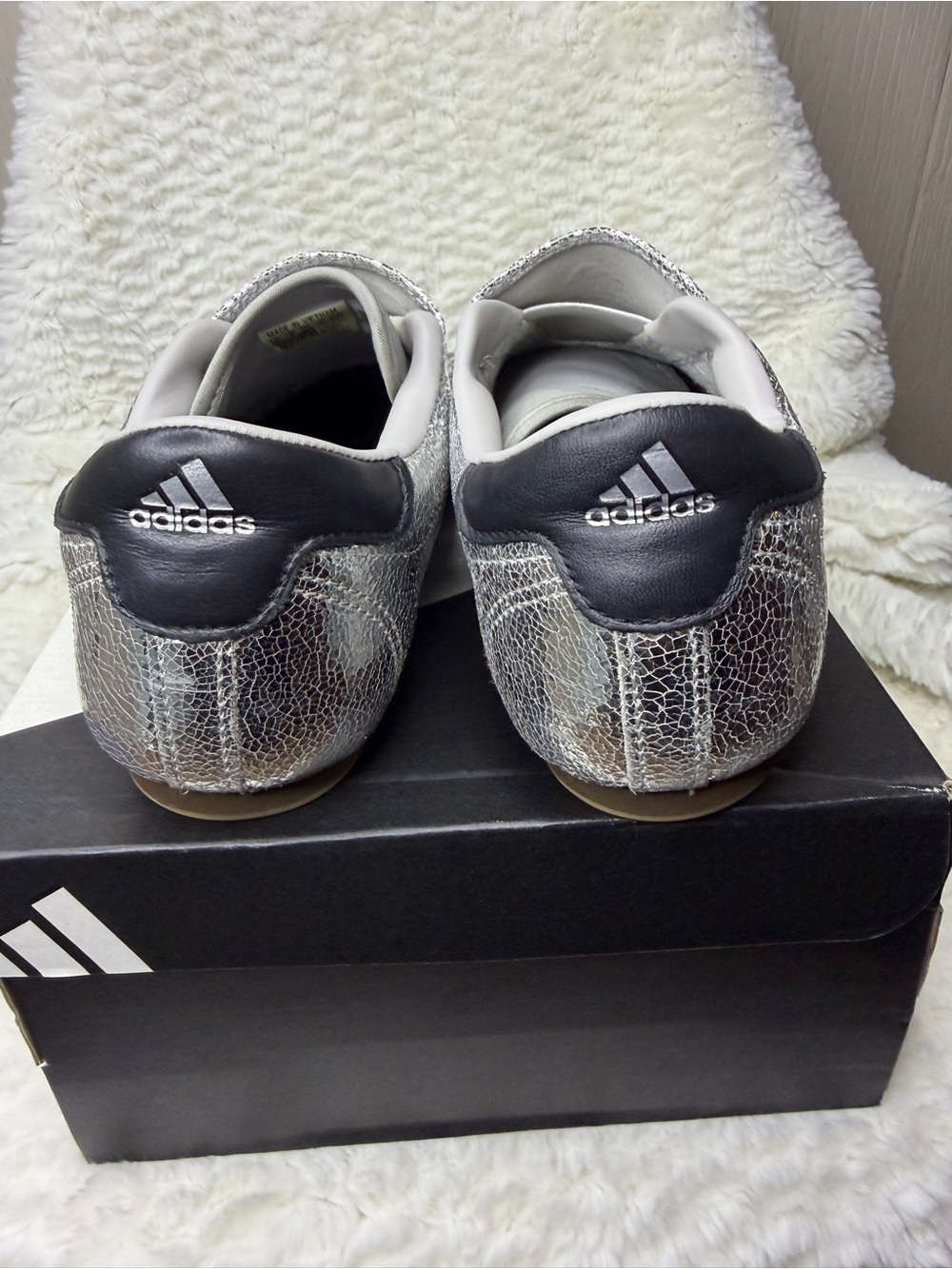 Adidas Taekwondo Silver Metallic Black (Women's) - Picture 7 of 12